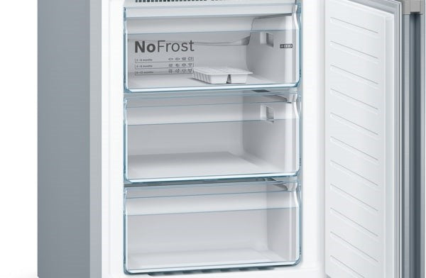 Bosch Serie 4 KGN39VIEB Fridge-Freezer Freestanding 368 L E Stainless Steel