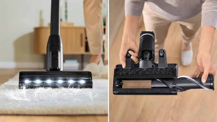 Bosch BCS1041PET stick vacuum/electric broom Battery Dry HEPA Bagless 0.4 L 23.5 W Black, Red 4 Ah