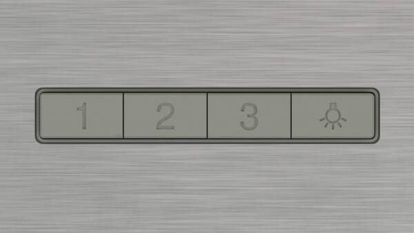 Bosch DWB93BC30 cooker hood Wall-mounted Stainless steel 400 m³/h