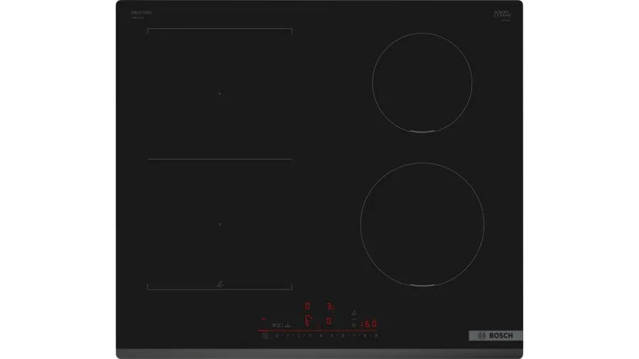Bosch Serie 6 PVS631HC1E Black Built-in 59.2 cm Zone induction hob 4 zone(s)