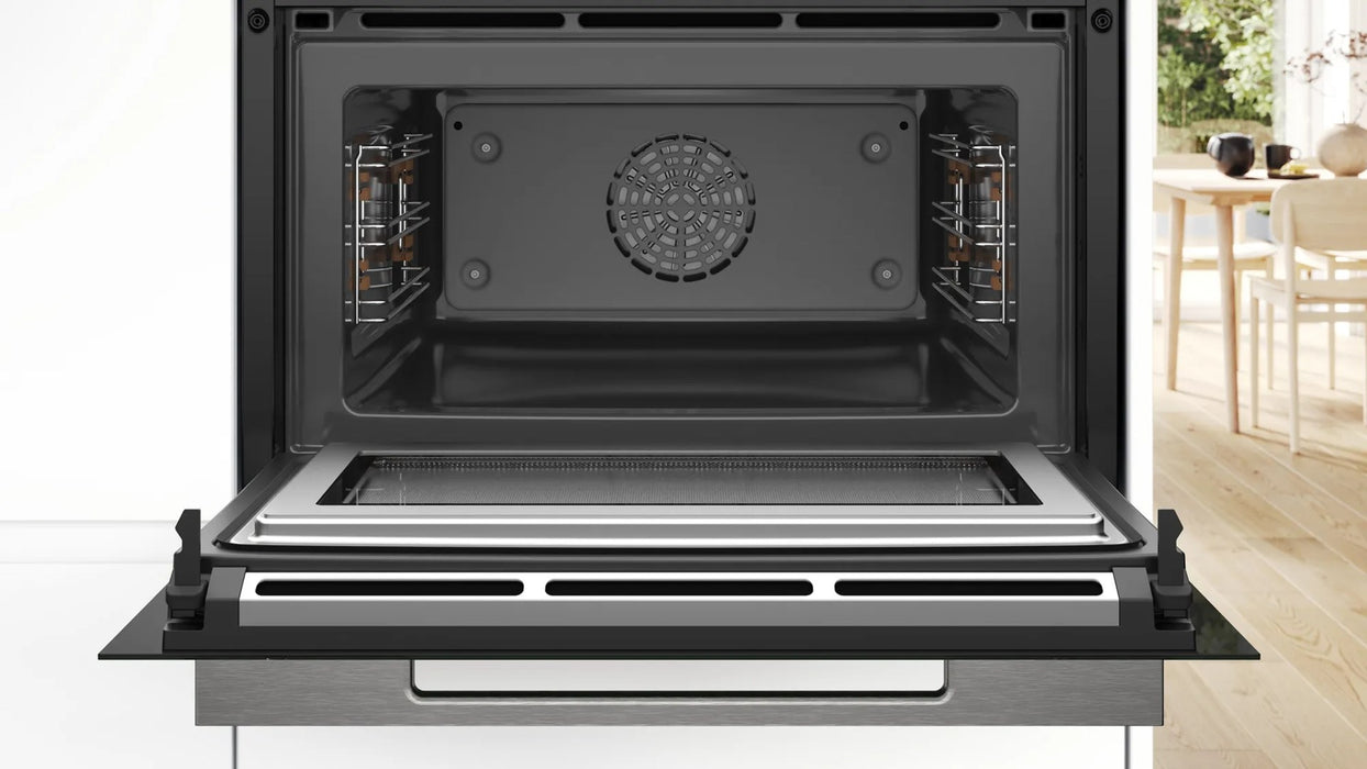 Bosch CMG7361B1 SER8 Compact combi microwave oven, EcoClean back, 20 HM, TFT-touchdisplay
