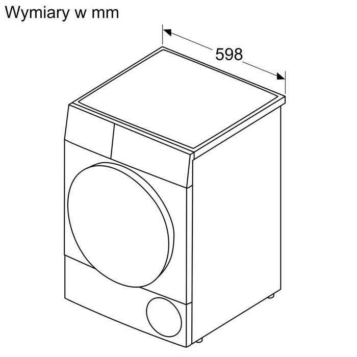 Bosch  WTH83277PL Freestanding dryer  8 kg