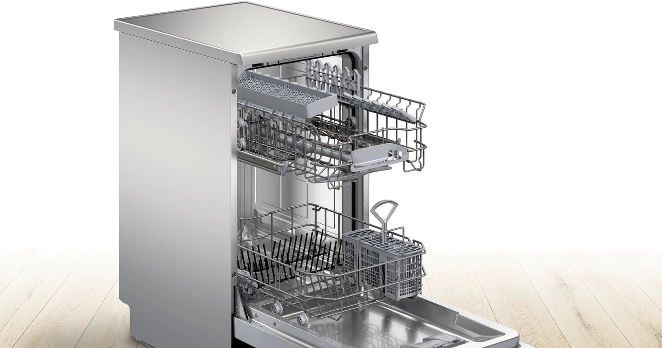 Bosch SPS2HKI02E Freestanding dishwasher 45 cm Brushed steel