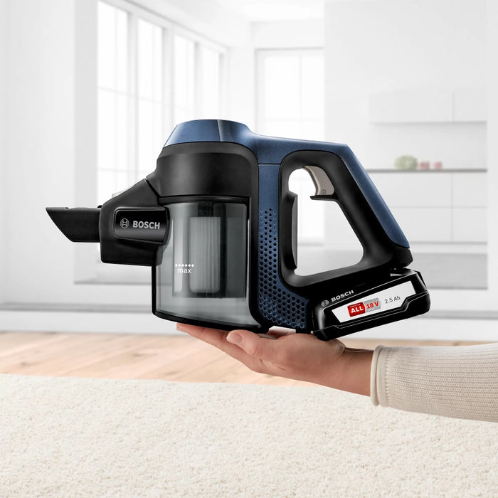 Bosch Serie 6 BCS611P4A stick vacuum/electric broom Battery Dry Hygiene Filter Bagless 0.3 L Black 2.5 Ah
