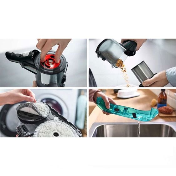 Vacuum cleaner with battery BOSCH Unlimited 7 ProHygienic Aqua BCS712HYG5