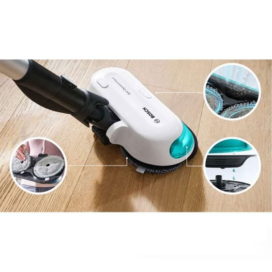 Battery vacuum cleaner BOSCH Unlimited 7 ProHygienic Aqua White BCS71HYG2