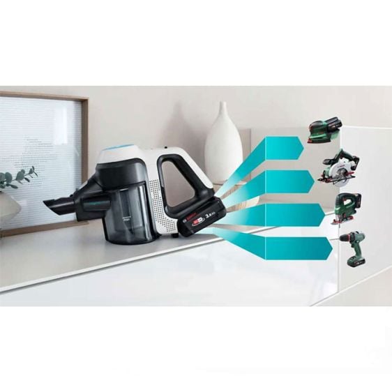 Battery vacuum cleaner BOSCH Unlimited 7 ProHygienic Aqua White BCS71HYG2