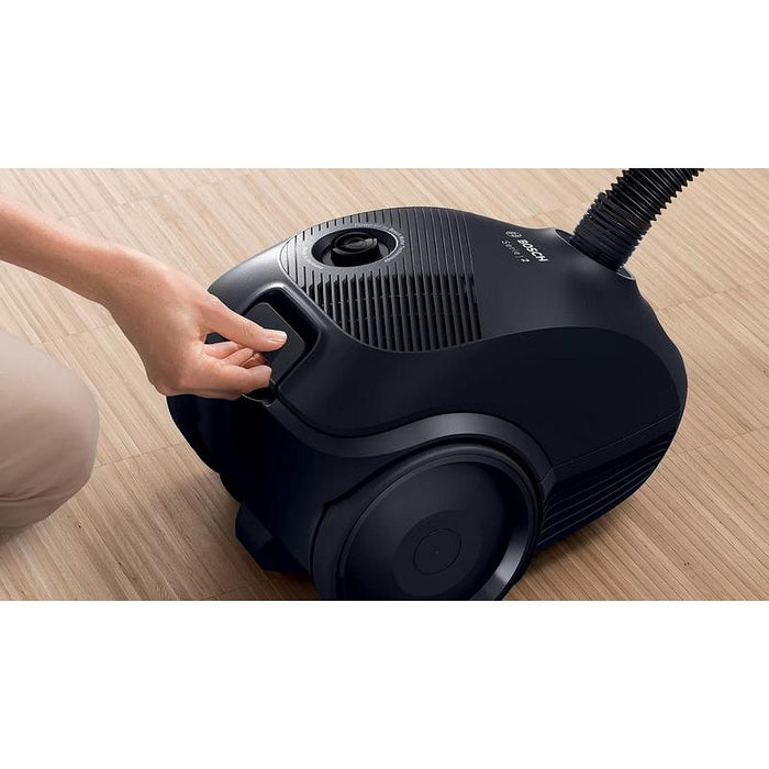 Bosch BGBS2LB1, Vacuum cleaner with bag 3.5 l, Series 2, 600W, 80 dB(A), black