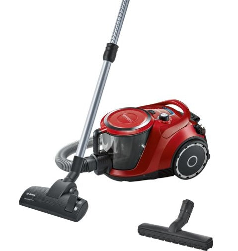 Bosch BGC41Q69  Vacuum Cleaner, Bagless type,  69 dB(A), SilenceSoundSystem, Series 6, red/black