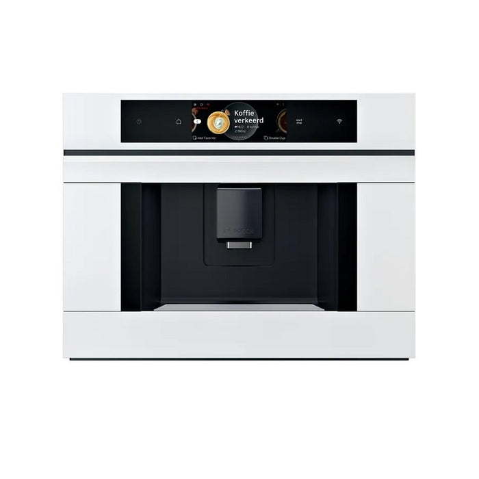 Bosch CTL7181W0, SER8, Built-in fully-automatic coffee machine 2023, SensoFlowSystem, Coffee World, Aroma Select, 19 bar, TFT-touchdisplay Pro 17,27cm, HC, white
