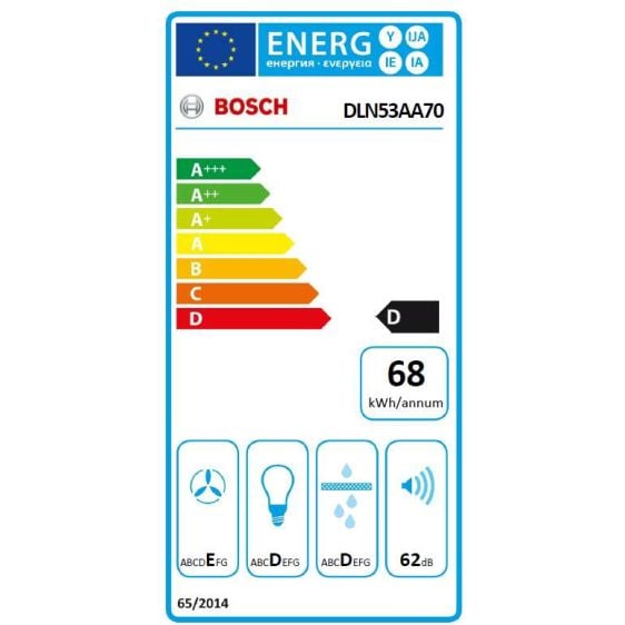 Built-in hood BOSCH DLN53AA70