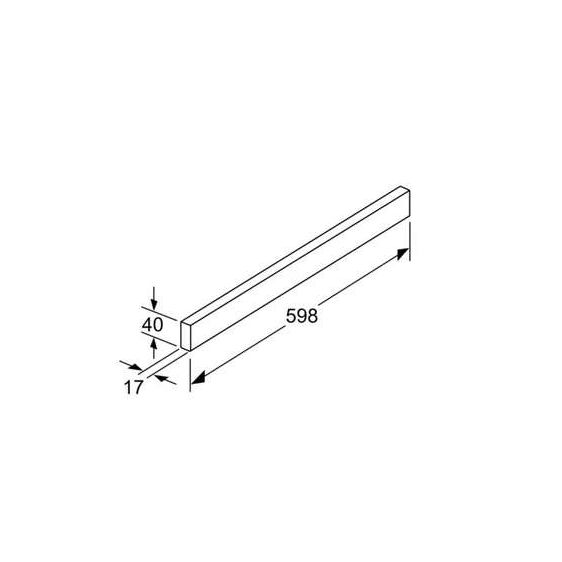 Accessory for ventilation BOSCH DSZ4685 Stainless steel