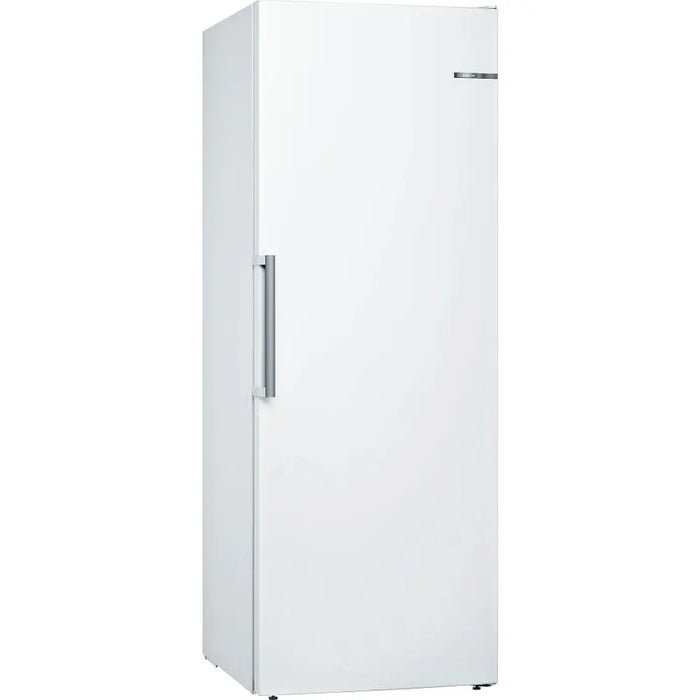Bosch GSN58AWEV SER6 FS upright freezer, NoFrost, D, 191/70/65cm, 366l, 39dB(C), IC, 5 drawers (1 BigBox), 3 shelfs, handle, white