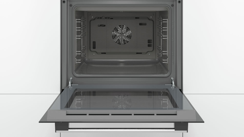 Bosch HBF154BS0, Built-in oven 3D HotAir, EcoClean Direct, 66l