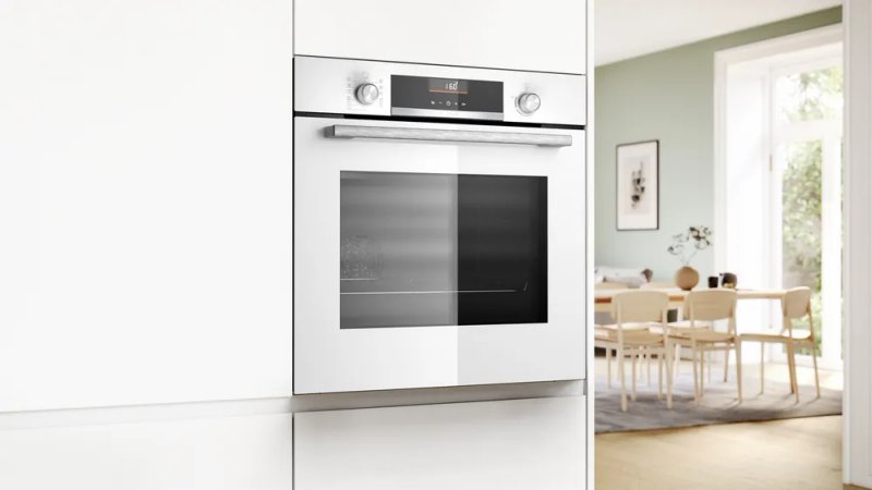 Built-in oven BOSCH HBG536EW4, 71 l, EcoClean Direct Plus, Hydrolytic