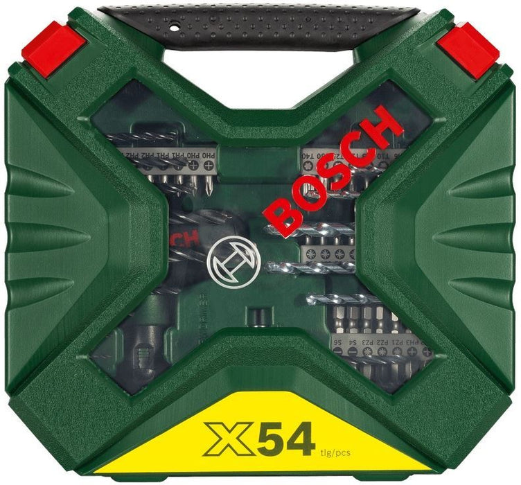 DRILL AND BIT SET BOSCH X-LINE 54 PCS