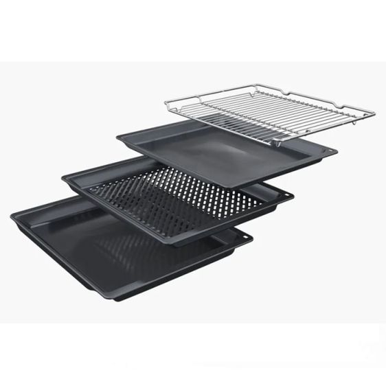 Built-in oven HNG978QB1, 67 l, with steam function and microwave oven 800 W, pyrolysis