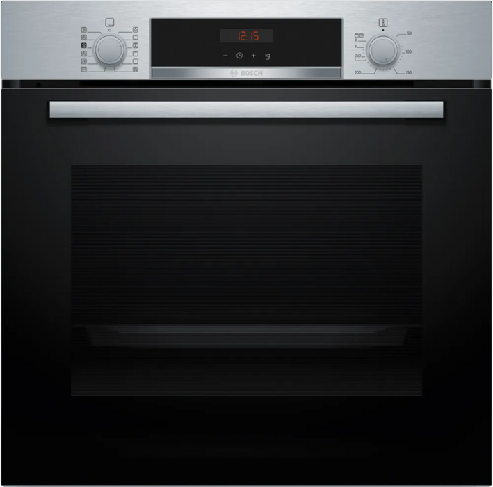 Bosch HQA574ES3 SER4, Oven A+ addSteam water bowl, Pyro+Hydro, 8 HM, AutoPilot 10, 1 lvl rail, inox