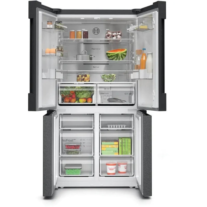 Refrigerator with freezer BOSCH KFN96AXEA