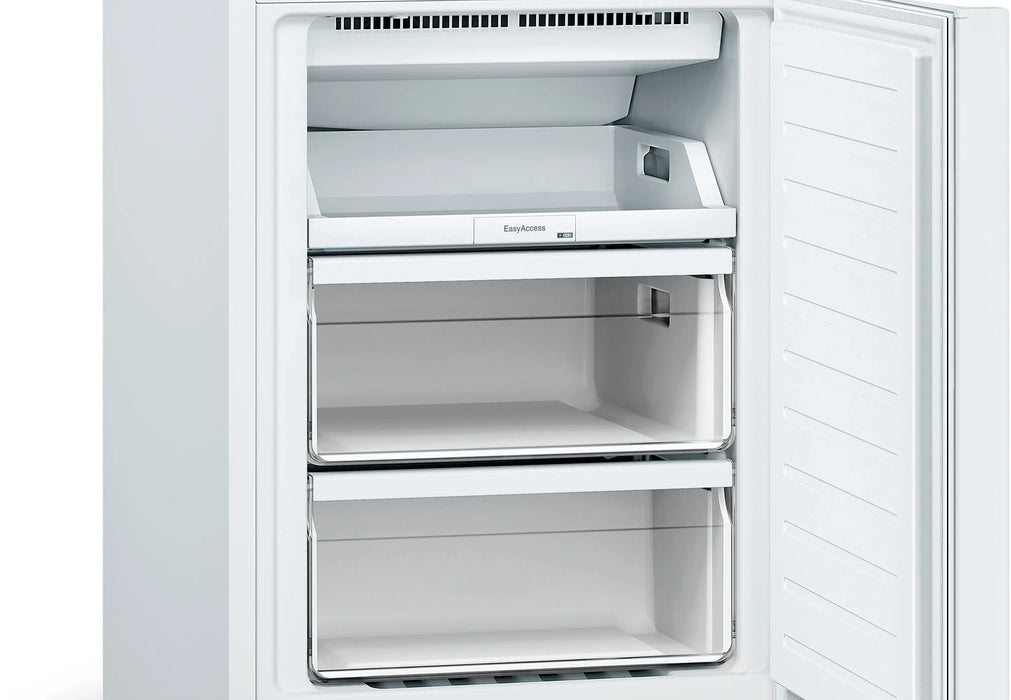 Bosch KGN33NWEB, SER2, FS fridge-freezer NoFrost, E, 176/60/66cm, 282l(193+89), 42dB(D), MultiBox, white, HolidayMode