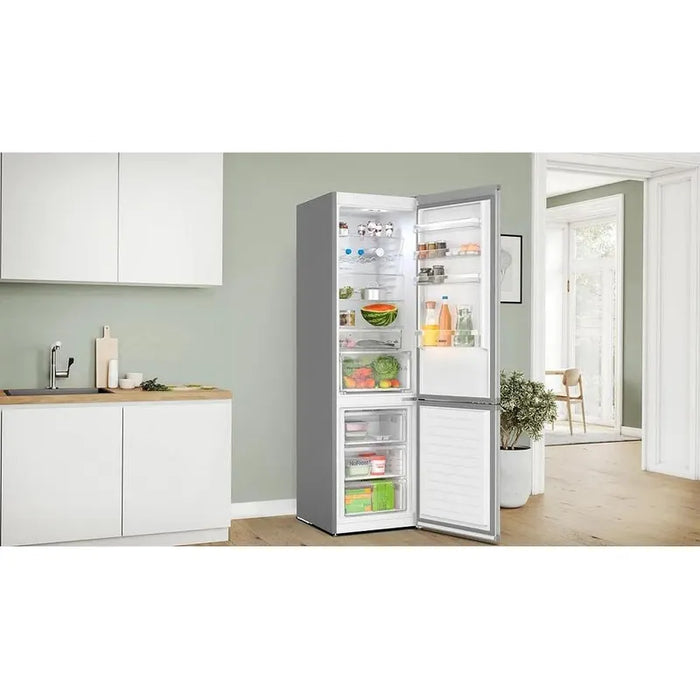 Refrigerator with freezer BOSCH KGN397LDF, 363 l, NoFrost, 203 cm