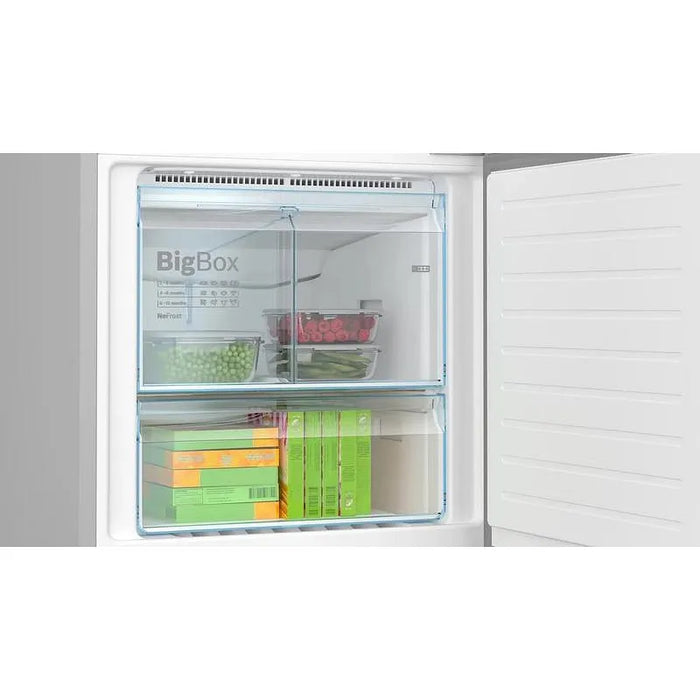 Bosch KGN56XIDR SER4; Free-standing fridge-freezer NoFrost, D, 193/70/80cm, 508l(400+108), 39dB, VitaFresh, PerfectFit, Stainless steel