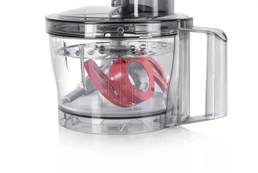 Bosch MCM3201B, Kitchen machine, MultiTalent 3, 800 W, BPA-free, plastic bowl 2.3 l , Double-sided stainless steel disc for cutting and planing, suitable for crushing ice, Dough attachment, black