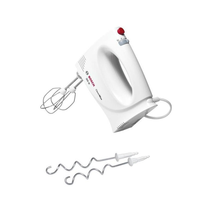 Bosch MFQ3010 Hand mixer, 300 W, 2 speed settings plus turbo function, White