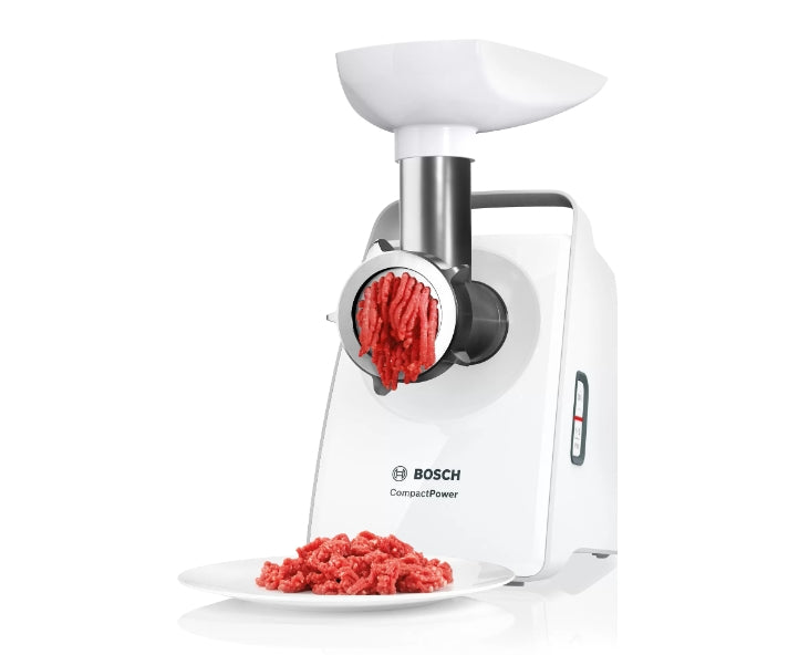 Meat grinder BOSCH COMPACT POWER MFW3X15B 2000 W, WHITE 2.50 kg/min