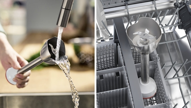 Bosch MSM4W410, SER4, Blender, ErgoMaster, 800 W, Dynamic Speed Control, QuattroBlade System, Included Blender & Measuring cup, White