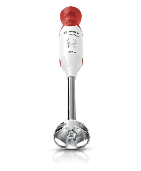 Bosch MSM64110, Blender, 450 W, Included transparent jug, White, red