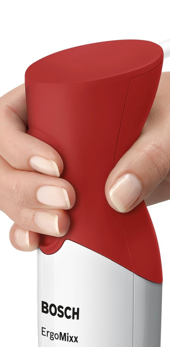 Bosch MSM64110, Blender, 450 W, Included transparent jug, White, red