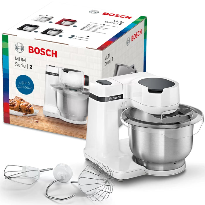 Bosch MUMS2EW00 Kitchen machine, MUM Serie 2, 700 W, White