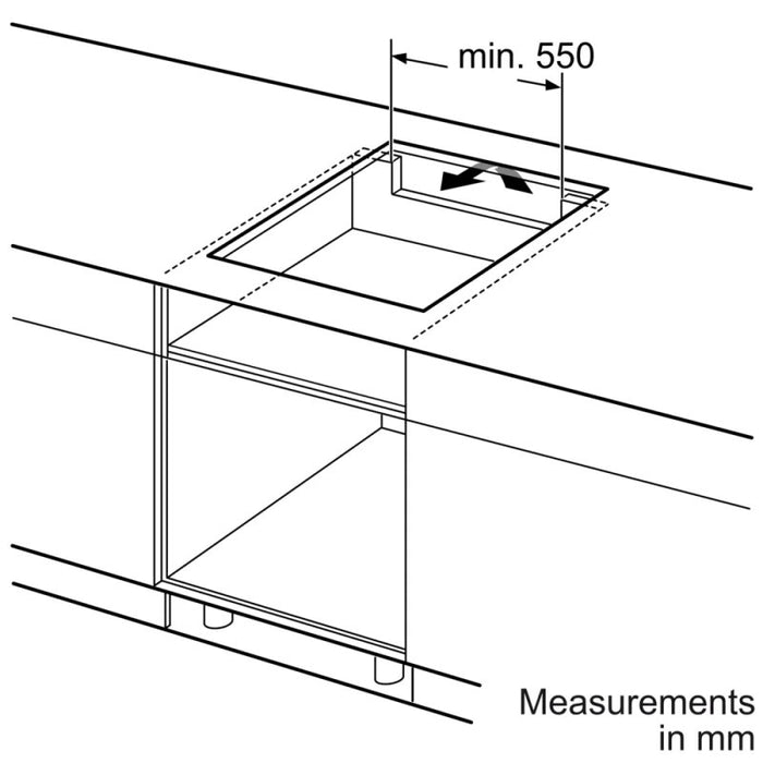 Built-in hob BOSCH PID631HC1E, induction