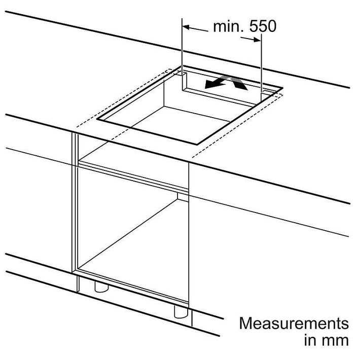 Built-in worktop BOSCH PUC611AA5E