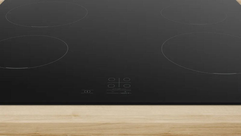 Bosch PUG611AA5E SER2, Induction hob, 60 cm, 4 zones, surface mount without frame, Black