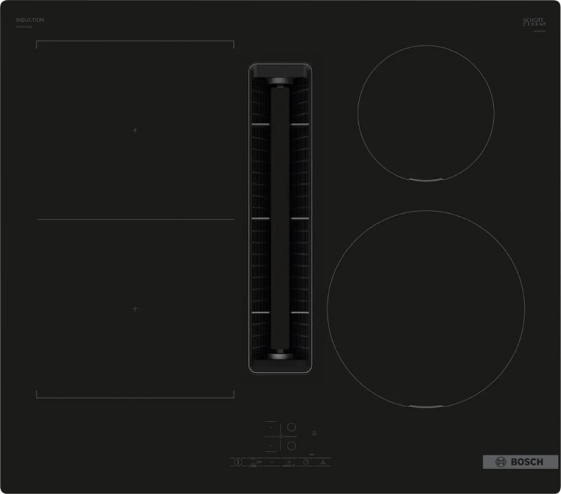 Induction hob with built-in ventilation BOSCH PVS611B16E