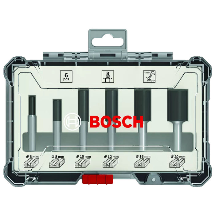 Multipurpose router bit set BOSCH 6 Pieces