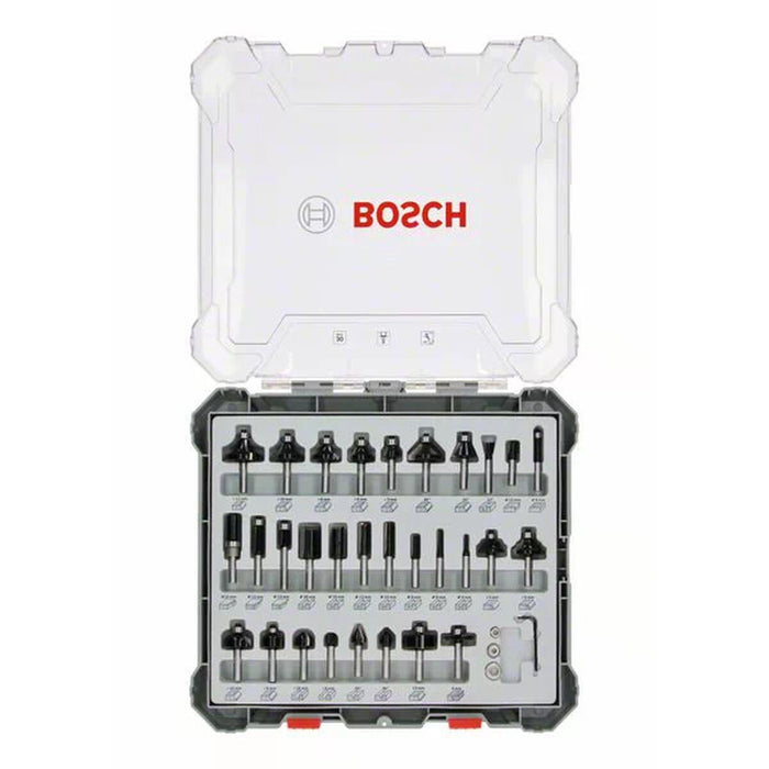 Multipurpose router bit set BOSCH 2607017475 30 Pieces