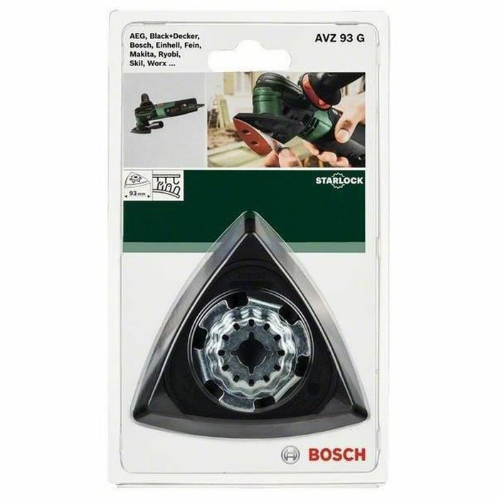 Sanding plate BOSCH Delta Starlock AVZ 93 G Triangular 93 mm