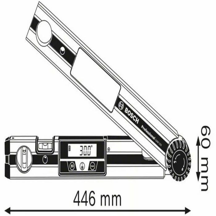 Spirit Level BOSCH Input Plastic