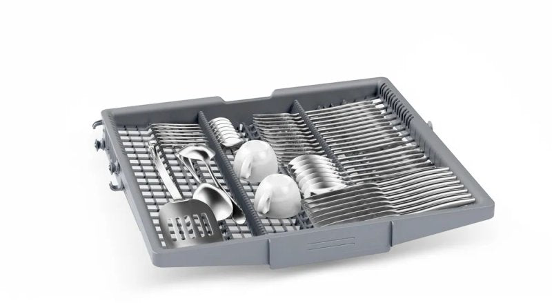 Bosch SMH4HVX14E, SER4, Dishwasher fully integrated, C, Polinox, 9,0l, 14ps, 6p/5o, 46dB(C), Silence 45dB, 3rd drawer, VarioHinge+, Rackmatic, HC