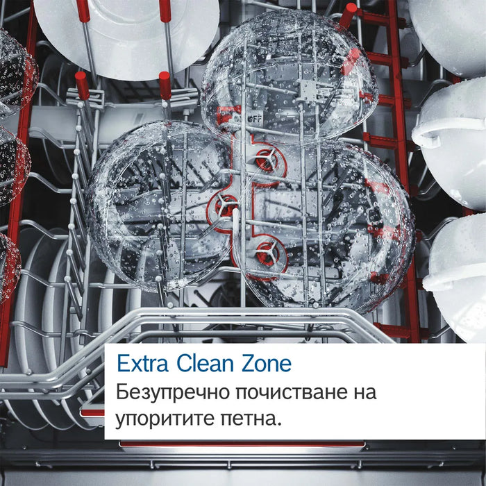 Bosch SMI6ZCS16E, SER6, Intelligent dishwasher integrated, B, Zeolith,  9,0l, 14ps, 8p/5o, 40dB(B), Silence 39dB, 3rd drawer, Extra Clean Zone, display, PerfectDry, HC, interior light