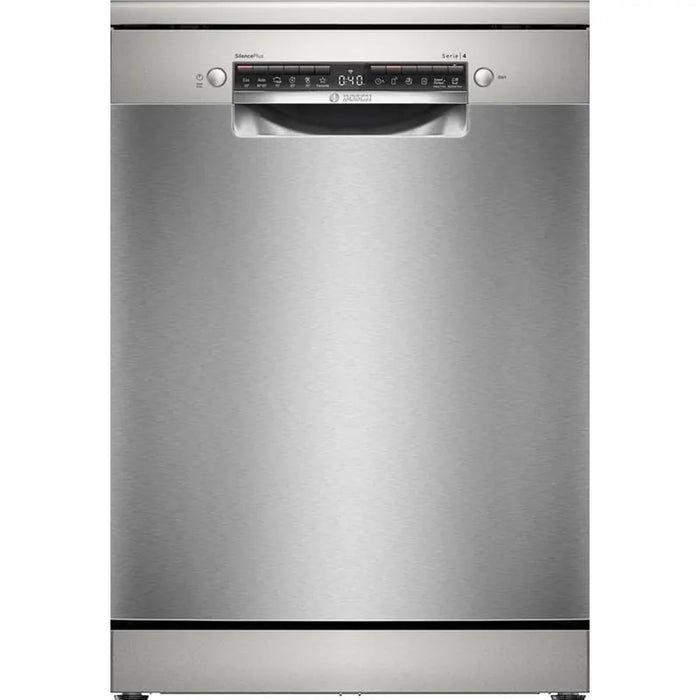 Bosch SMS4EVI08E, SER4, Free-standing dishwasher, B, EfficientDry, Polinox, 9,0l, 14ps, 6p/5o, 44dB(B), Silence 43dB, 3rd drawer, Rackmatic, inox, HC