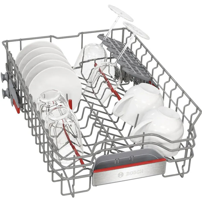Bosch SPS6EMI21E, SER6, Free-standing dishwasher 45cm, B, EfficientDry, 8,7l, 10ps, 8p/5o, 43dB(B), Silence 43dB, 3rd drawer, inox, interior light, HC