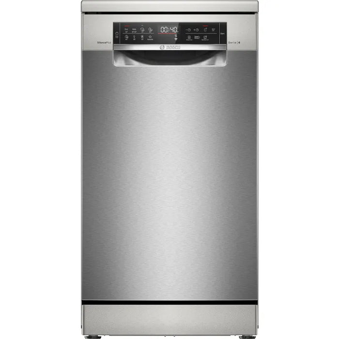 Bosch SPS6EMI21E, SER6, Free-standing dishwasher 45cm, B, EfficientDry, 8,7l, 10ps, 8p/5o, 43dB(B), Silence 43dB, 3rd drawer, inox, interior light, HC