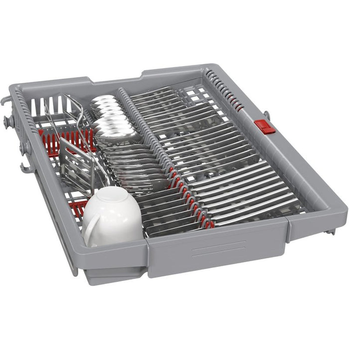 Bosch SPS6EMI21E, SER6, Free-standing dishwasher 45cm, B, EfficientDry, 8,7l, 10ps, 8p/5o, 43dB(B), Silence 43dB, 3rd drawer, inox, interior light, HC