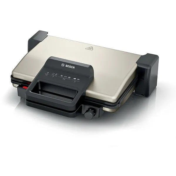 Bosch TCG3302, Contact grill 3 in 1, 2000 W,  Removable aluminum grill plates with non-stick ceramic coating, silver