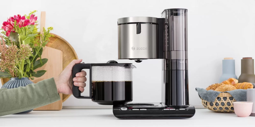 Coffee machine BOSCH TKA8633 BLACK, TIMER, 1160.00 W