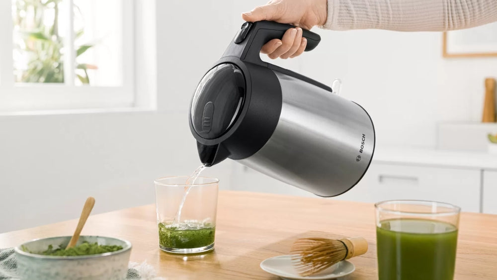 Bosch TWK7L460, Kettle, 2000-2400 W, 1.7 l,  Cup indicator, Triple safety function, Stainless steel